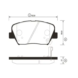 Колодки гальм OLD CKKK-50 (вир-во) CTR GK0556