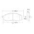 Колодки гальм Nissan Navara OLD CKN-11 (вир-во) CTR GK0726 (фото 1)