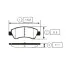 Колодки гальм CITROEN C3, C4, DS3 Peugeot 206, 207 передн. OLD CKPU-6 (вир-во) CTR GK0863 (фото 1)