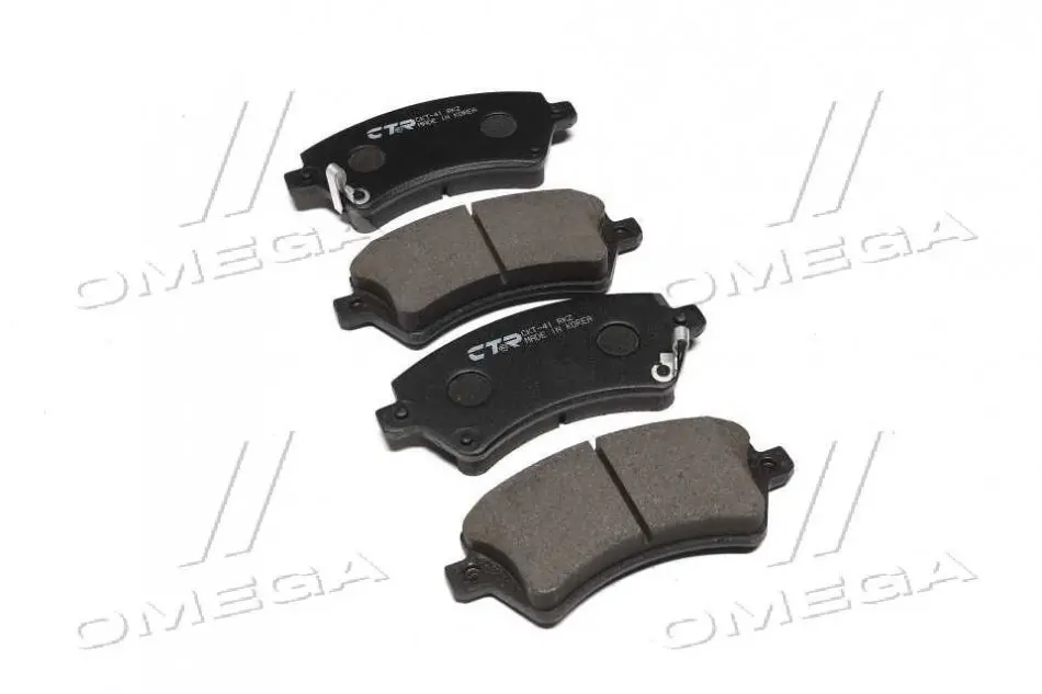 Колодки торм Toyota Corolla (E11), Corolla (E12U, E12J) передн. OLD CKT-41 (пр-во) Старий код: CKT-41 CTR GK1055 (фото 1)