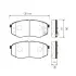 Колодка гальм. передн. Hyundai Sonata 09-20 i20/i45 KIA K5 (вир-во) CTR GK1369 (фото 1)