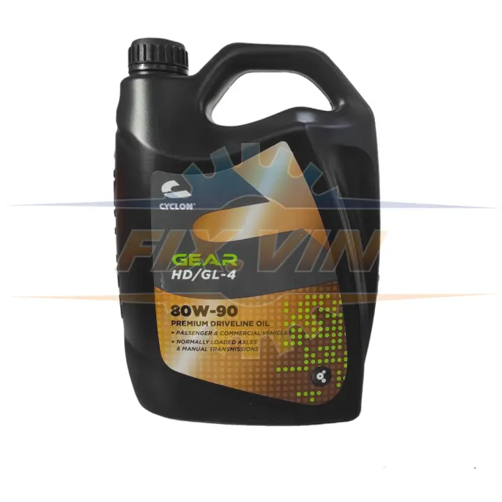 Олива трансмісійна GEAR HD/GL-4 80W-90 4л CYCLON JE04508 (фото 1)