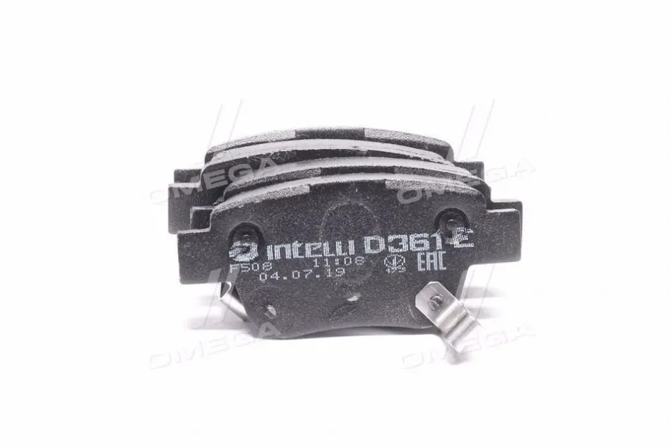 Колодка гальм. диск. TOYOTA COROLLA задн. (вир-во Intelli) DAFMI / INTELLI D361E (фото 1)