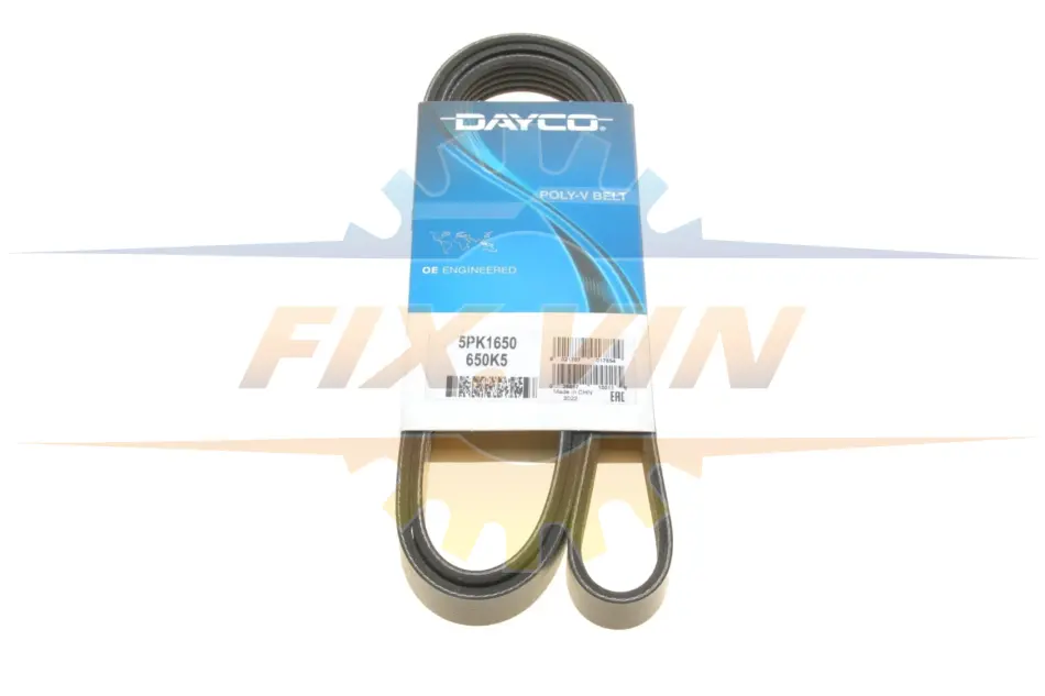 Ремінь П-клиновий Dayco DAYCO 5PK1650 (фото 1)