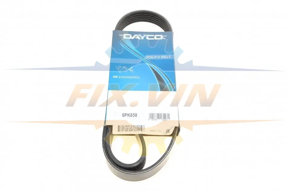 Ремінь П-клиновий Dayco DAYCO 6PK858 (фото 1)