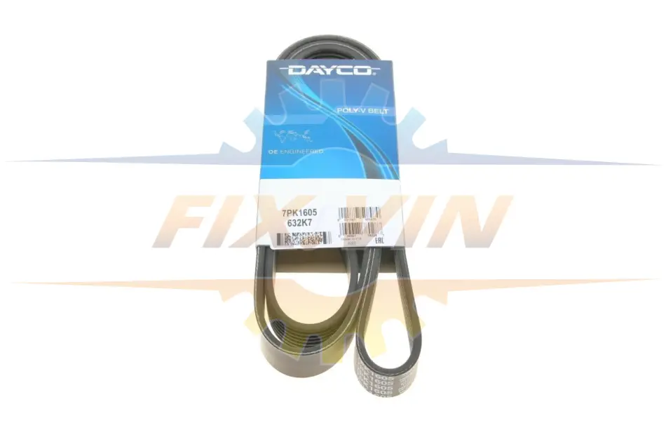Ремінь П-клиновий Dayco DAYCO 7PK1605 (фото 1)