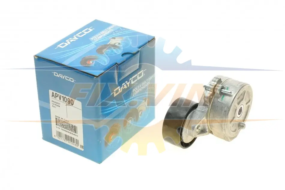 Натягувач ременя CITROEN/FIAT/PEUGEOT Berlingo/Jumpy/Scudo/Expert/Partner "1,9L "96>> DAYCO APV1090 (фото 1)