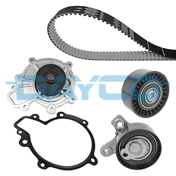 Комплект ГРМ (ремінь + ролик + водяний насос) CHEVROLET CAPTIVA, CRUZE, EPICA, LACETTI, NUBIRA OPEL ANTARA A 2.0D 01.05- DAYCO KTBWP9760 (фото 1)