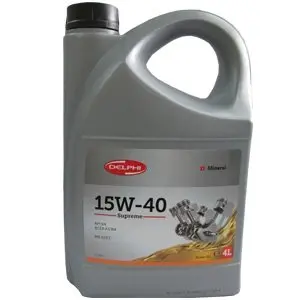 Олива моторна 15W-40 4L SUPREME MB 229.1, VW 505.00, VW 501.01 ACEA A3 / B3 Delphi 25185361