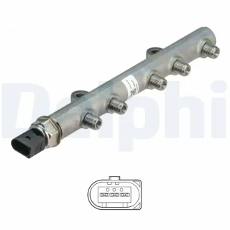 DELPHI HYUNDAI Паливна рампа WGT BONGO, H1 WAGON, H1 VAN A2 - 2.5L EURO5 Delphi 2823147112B1