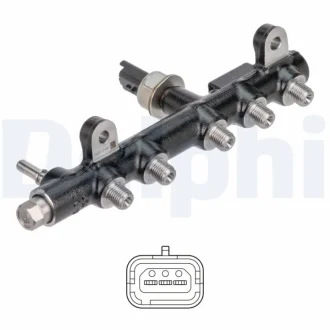 2828517012B1 Розподільний трубопровід, паливо Delphi 28285170-12B1