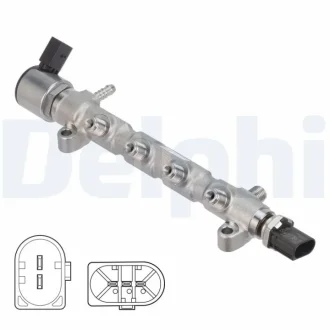 DELPHI VW Паливна рампа CRAFTER, TRANSPORTER 2.0 16- Delphi 2838780112B1