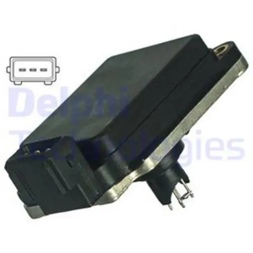 Витратомір повітря AUDI/SEAT/VW A4/A6/Ibiza/Toledo/Golf/Passat/Polo "93-00 Delphi AF1023812B1 (фото 1)