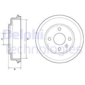 Гальмiвнi барабани Delphi BF554
