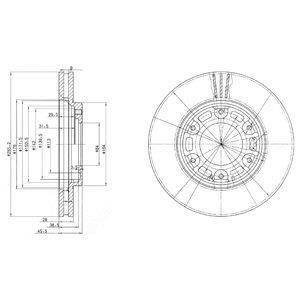 Гальмiвнi диски Delphi BG3193