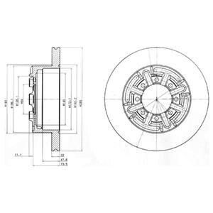 Гальмiвнi диски Delphi BG4171