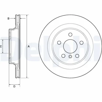 Тормозной диск Delphi BG4778C