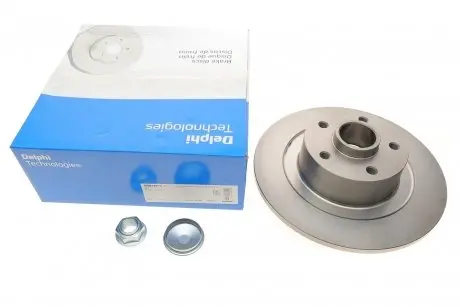 Диск гальмівний (задній) Renault Laguna 08-15 (300х11) (+ABS) (з підшипником) DELPHI Delphi BG9135RS