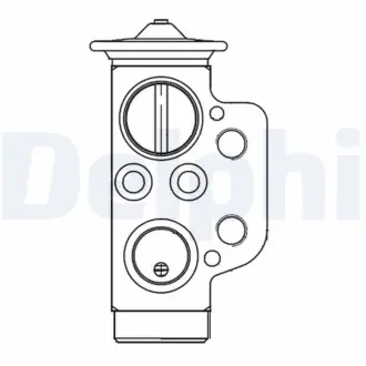 Датчик тиску холодоагену VW Multivan/Transporter "03>> Delphi CB1022V