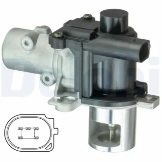 Клапан рециркуляцiї Delphi EG10425-12B1