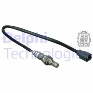 Лямбда-зонд (кількість дротів 4, 492мм) VOLVO S60 I, V50, XC90 I CHEVROLET EPICA DAIHATSU CUORE VI, SIRION FIAT SEDICI HONDA CIVIC VI, CIVIC VII, HR-V LEXUS ES, GS, GX, IS I 1.0-4.6 07.90- Delphi ES2015712B1 (фото 1)