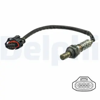 Лямбда-зонд (кількість дротів 4, 250мм) OPEL ASTRA H, ASTRA H CLASSIC, ASTRA H GTC, ZAFIRA B 1.6-1.8 08.05-04.15 Delphi ES2117712B1