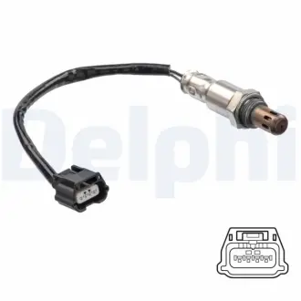 Лямбда-зонд (кількість дротів 4шт довжина 300мм) NISSAN MICRA IV HR12DE 05.10- Delphi ES2128512B1