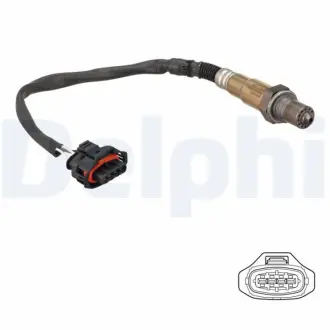 Лямбда-зонд (кількість дротів 4шт довжина 640мм) OPEL ASTRA H, ASTRA H GTC, ZAFIRA B Z16XE1/Z16XEP 03.04-09.12 Delphi ES2128612B1