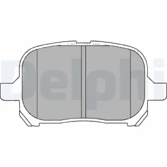 Гальмівні колодки дискові TOYOTA Camry "F "96-01 Delphi LP1144
