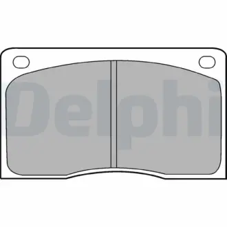 DELPHI RENAULT гальмівні колодки передн.Master I 80-,Jaguar XJ, Delphi LP132
