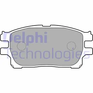 Комплект гальмівних колодок Delphi LP1784