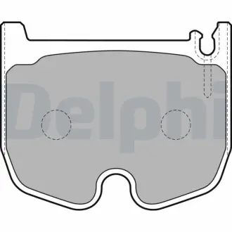 A_Гальмівні колодки дискові MERCEDES 211/220/221 "AMG "F "02-06 Delphi LP1841