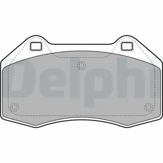 Гальмівні колодки дискові RENAULT Megane/Clio "F "04>> Delphi LP1940