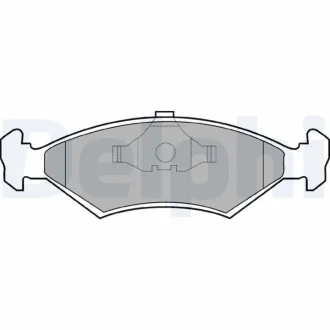 Комплект тормозных колодок Delphi LP204