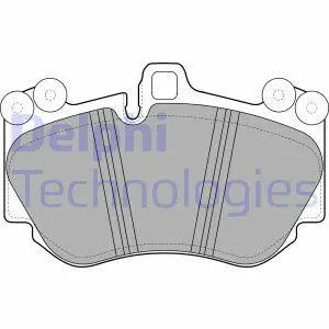 A_Гальмівні колодки дискові PORSCHE Caenne "F "03-07 Delphi LP2116