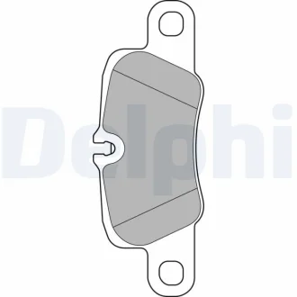 Комплект тормозных колодок Delphi LP2237