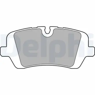 Комплект гальмівних колодок Delphi LP2508
