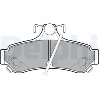 Комплект тормозных колодок Delphi LP2700
