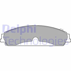 Комплект тормозных колодок Delphi LP3216