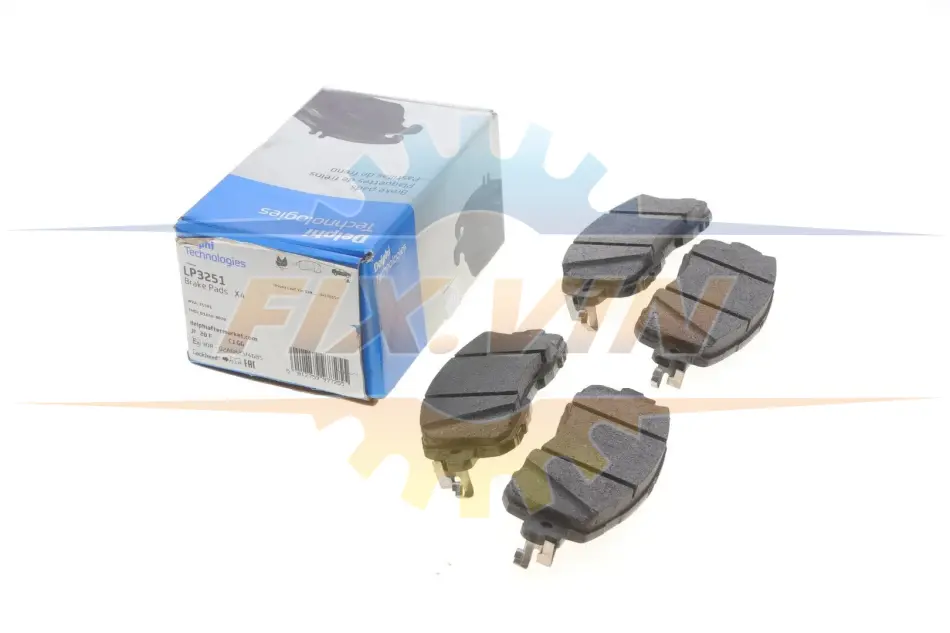 Гальмівні колодки дискові NISSAN Leaf Delphi LP3251 (фото 1)