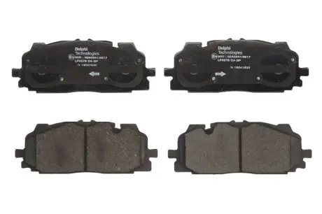 ГАЛЬМіВНі КОЛОДКИ, ДИСКОВі Delphi LP3272