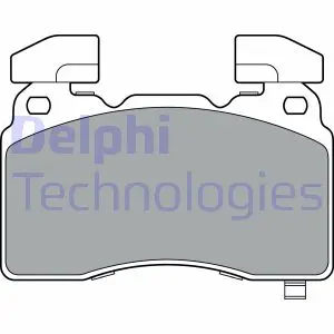 Комплект гальмівних колодок Delphi LP3366