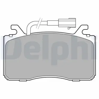 Комплект гальмівних колодок Delphi LP3435