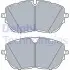 Комплект гальмівних колодок передн, DS DS 4 II, DS 7, DS 9, N°4 CITROEN C5 AIRCROSS, C5 X OPEL ASTRA L, GRANDLAND / GRANDLAND X PEUGEOT 3008, 3008 II, 308, 308 II, 308 III 1.2-Electric 09.13- Delphi LP3518 (фото 1)