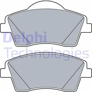 Комплект гальмівних колодок Delphi LP3528
