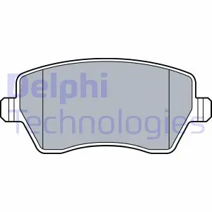 Комплект гальмівних колодок Delphi LP3550