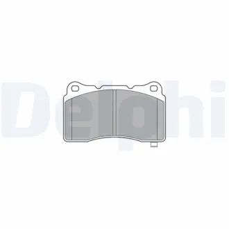 Комплект гальмівних колодок Delphi LP3575