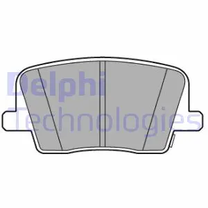 Комплект гальмівних колодок Delphi LP3581