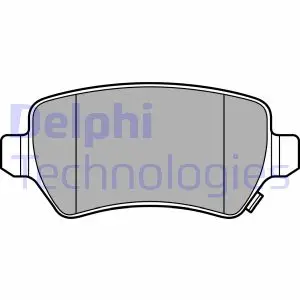 Комплект гальмівних колодок Delphi LP3615