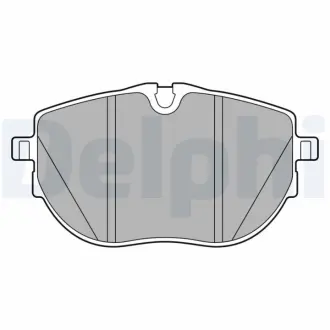 Гальмівні колодки, дискові Delphi LP3651